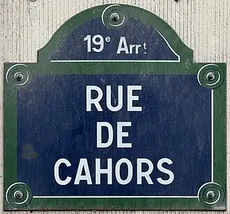 Voir la plaque.