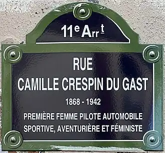 Voir la plaque.