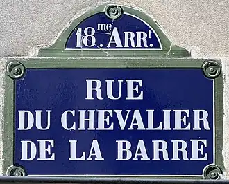 Voir la plaque.
