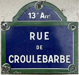Voir la plaque.