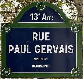 Voir la plaque.