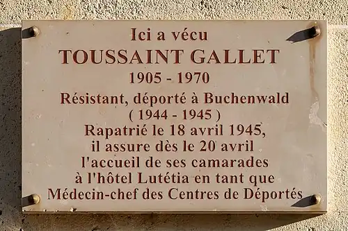 No&nbsp;33 : plaque.