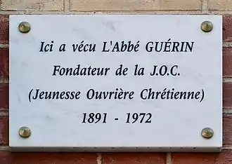 Plaque au no&nbsp;23.