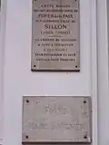 Plaque au no&nbsp;38.