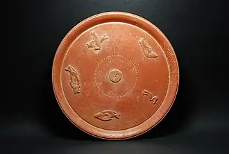 Plat en sigillée,production d'Afrique du Nord, IIIe siècle