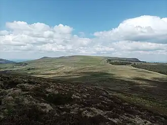 Plateau de l'Aiguiller depuis le puy de la Croix-Morand.