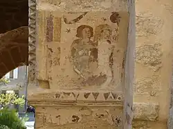 Vestige d'un enfeu de l'église Saint-Martin.