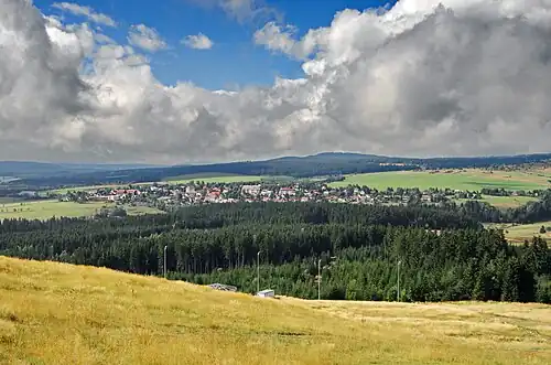 Abertamy : vue générale.