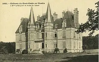 Le château du Coat-Carric au début du XXe&nbsp;siècle.