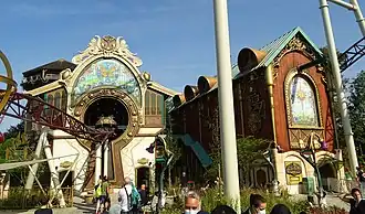 La station et le local technique.