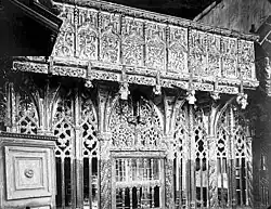 Jubé de la chapelle de Kerfons-en-Kerfaouës à Ploubezre