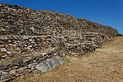 Vue avant du cairn secondaire.