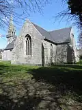 Chapelle Notre-Dame de Kerhir : vue extérieure d'ensemble.