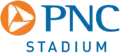 Logo du PNC Stadium de 2021 à 2022.