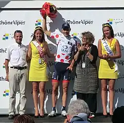 Matthias Brändle, meilleur grimpeur.