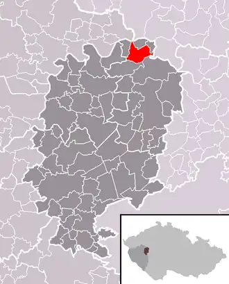 Localisation de Podmokly