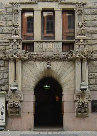 L'immeuble Pohjola à Helsinki (1901).