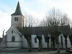 Vue ouest de l'église.