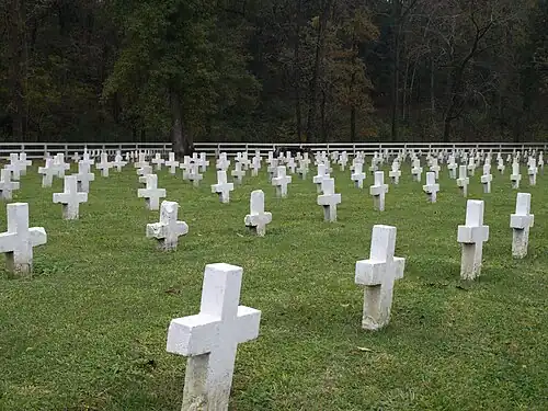 Cimetière Point Lookout, dans le Louisiana State Penitentiary à Paroisse de Feliciana Ouest, Louisiane, États-Unis.