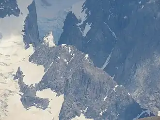 La pointe Innomée depuis Lancebranlette au sud.