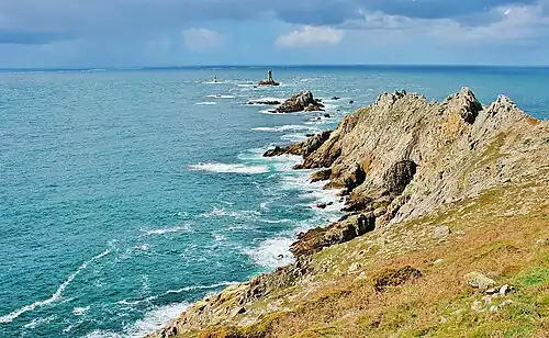 Pointe du Raz, extrême ouest de la France.