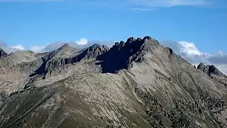 La crête Colombrons et la pointe Giegn