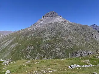 Vue depuis l'ouest des pointes de Pierre Brune.