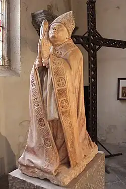 Statue de Jean Chevrot, évêque de Tournay.