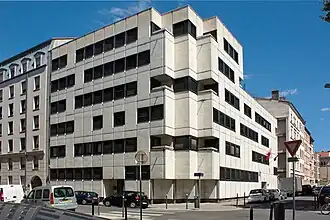 Vue de la mission diplomatique