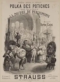 Polka des potiches dansée dans la Féerie de La Poudre de Perlinpinpin.