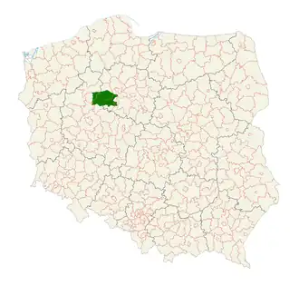 La région des Pałuki en Pologne.