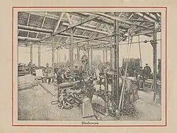 Vue d'un atelier en 1930