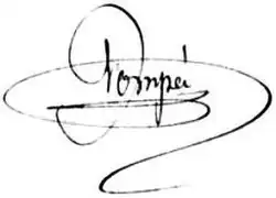 signature de Pierre-Philibert Pompée