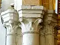 Chapiteaux du 1er doubleau, côté ouest.