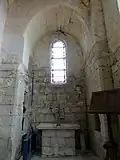 Chapelle du sud, niche d'autel.