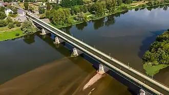 Pont-canal de Briare depuis un drone