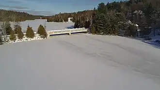 Le pont Saint-Émile en décembre 2024