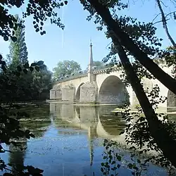 Pont Saint-Nicolas (D.951 St-Hilaire/La Chapelle), amont.