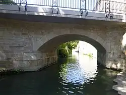 Le pont de Jessaint après les travaux de réfection