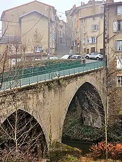 Le pont de Seychalles en 2025 (vue amont)