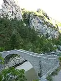 Pont de Tusset au-dessus des Gorges du Verdon
