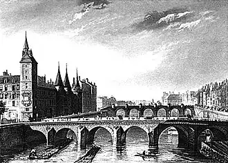 Au début du XIXe&nbsp;siècle (avant 1815) après la destruction des maisons.