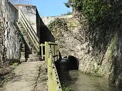 Escalier Pont rue du Petit-Bièvres.