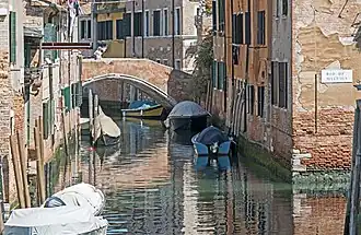 Pont de l'Avogaria et début du rio de Malpaga