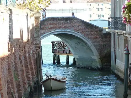 Ponte de l'Umiltà (humilité) entre Fondamenta Zattere ai Saloni et FZ allo Spirito