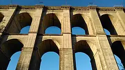 Viaduc de Ariccia vu d’en-bas.