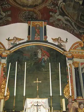 Chapelle Sainte-Théphine : vue intérieure.