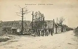 Vue du village vers 1920.