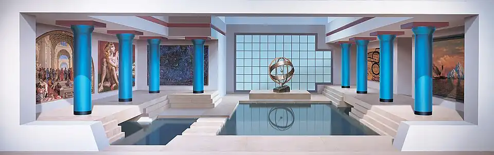 Pool of Thought (bassin de pensées), université d'Alaska, Fairbanks,  1999