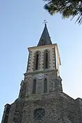 L'église Notre-Dame de Porcaro : le clocher.